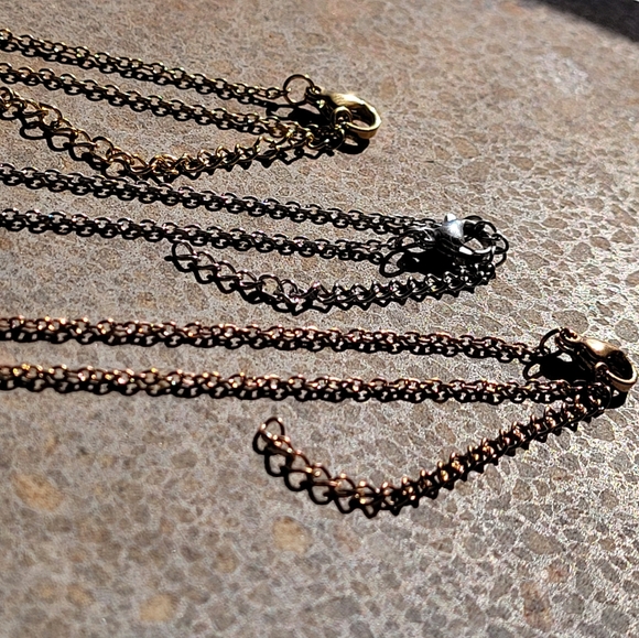 Paw Print Sterling Silver and Gold Plated Necklaces - Picture 5 of 6